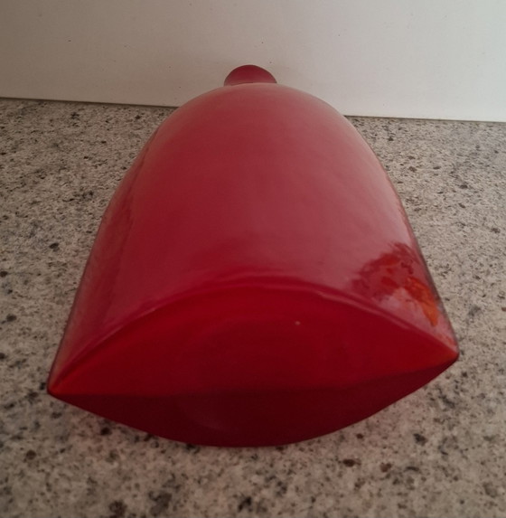 Vase de Murano rouge vif – Objets déco, Glass (photo 5 of 6)