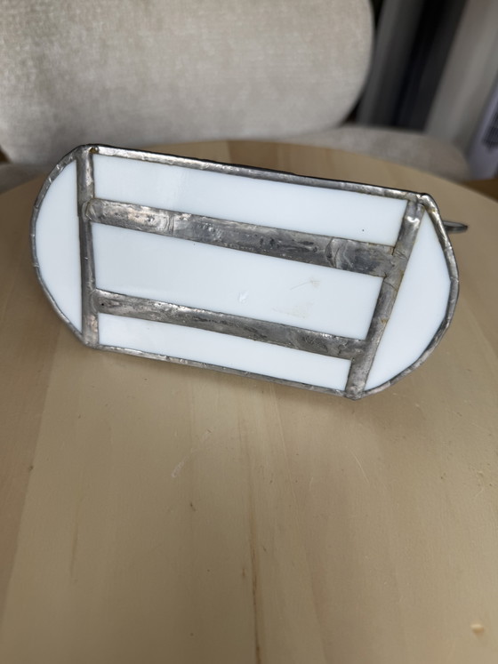 Portatovaglioli/portadocumenti vintage in stile Tiffany a forma di cigno – Accessori da tavola, Glass, Metal (photo 4 of 8)