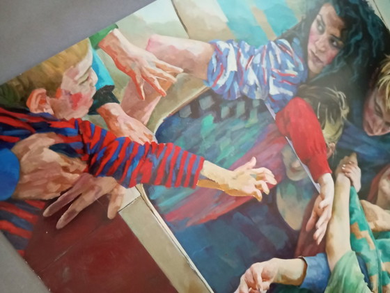 Image 1 of Xenia Hausner "Esilio 1" Manifesto della mostra Albertina 2021 80x60cm