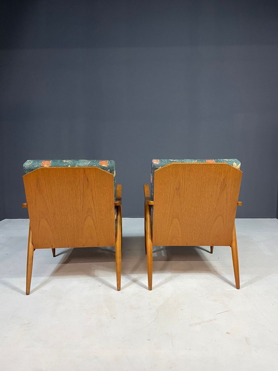 Image 1 of Paire de fauteuils de salon modernes du Mid Century, Tchécoslovaquie, années 1960