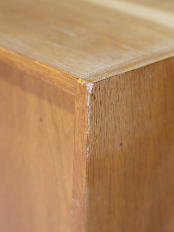 Image 1 of Lowboard lang dressoir Deens vintage eiken