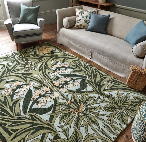 Tapis Brink en Campman Morris & Co Bluebell Leavy 250 x 350 Neuf – Brink & Campman, vloerkleden en tapijten (photo 2 of 15)