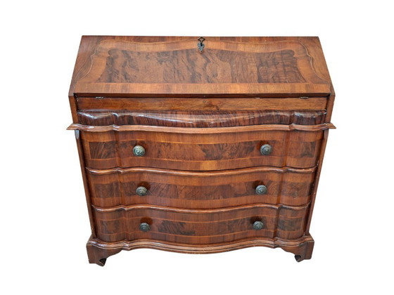 Image 1 of Eleganter Klappschreibtisch aus den 1950er Jahren – Original Mid-Century Modernismus