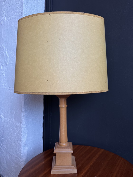 Image 1 of Lampada in legno di faggio di Laura Ashley, anni '70