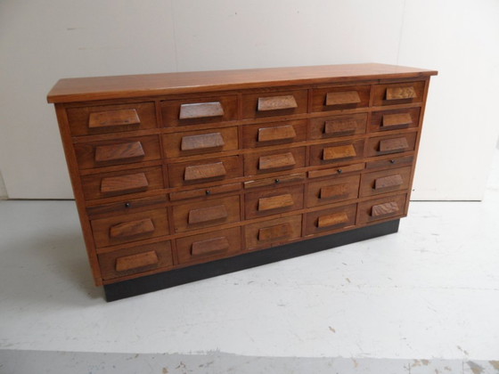Image 1 of Antique shop cabinet with 25 drawers