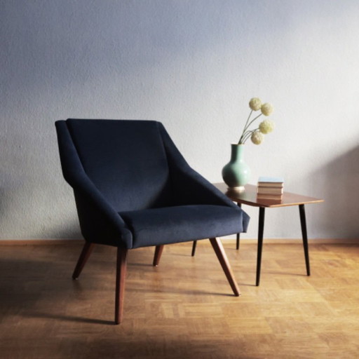 ❤️Vintage fauteuil uit de DDR (midden van de 20e eeuw) - Gerestaureerd cultureel meubelstuk