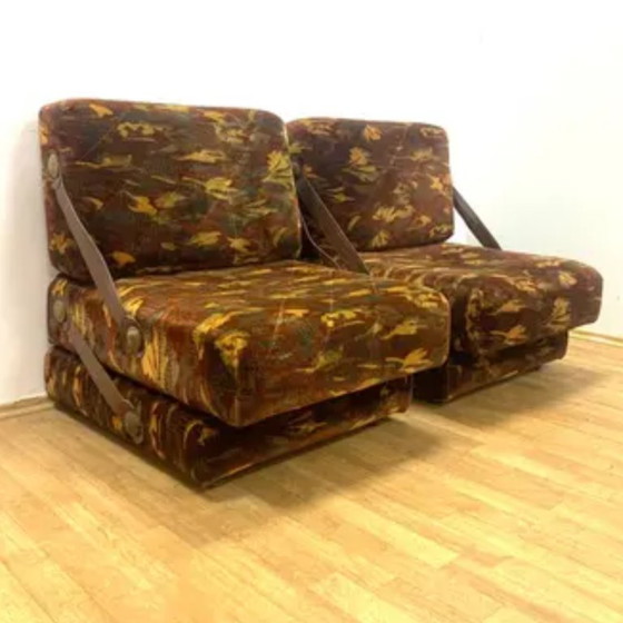 Image 1 of Fauteuils rétro, Tchécoslovaquie, années 1970 (lot de 2)