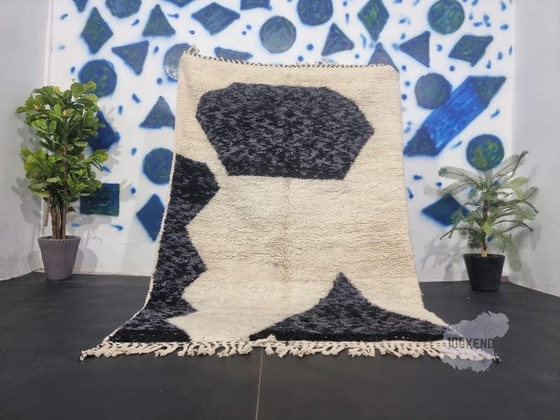 Alfombra tradicional Beni Ouraine tejida a mano y hecha a medida, 2/3 m – Alessi, Wool (photo 4 of 8)