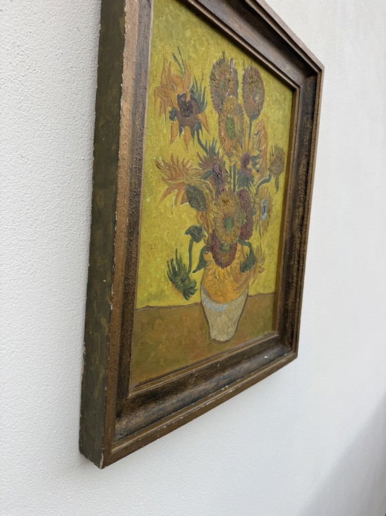 Gemälde Sonnenblumen nach Van Gogh – Gemälde & Zeichnungen, Wood (photo 6 of 15)