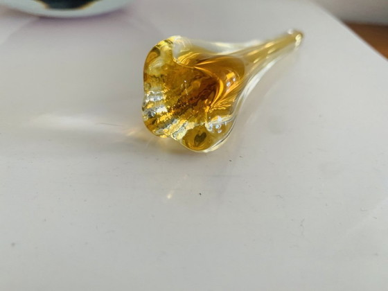 Image 1 of Cenicero para puros de mediados de siglo, de cristal de Murano Summerso, con mortero, años 60