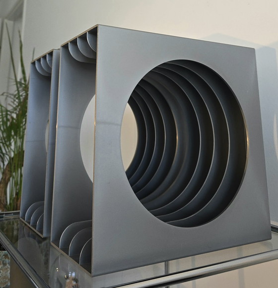 Image 1 of Schweizer Design LP-Rack – Hergestellt in Westdeutschland – Space Age (2er-Set)