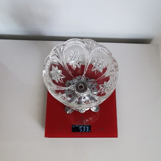 Image 1 of Antike Bonboniere aus geschliffenem Kristall