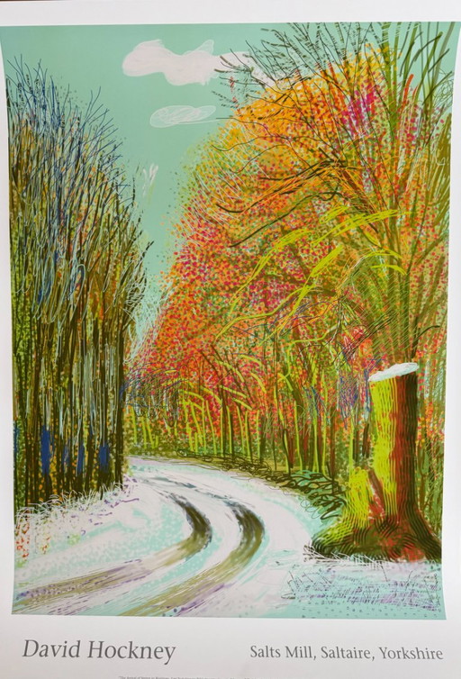 David Hockney (1937-2026), 8th January 2011 (the Arrival Of Spring), Copyright David Hockney, Printed in the UK