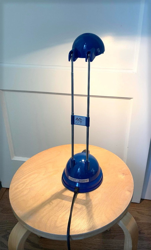 Lampe de bureau IKEA Espressivo vintage – bleue (années 1990)