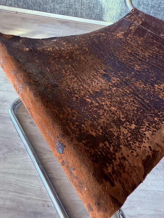 Image 1 of Vintage Thonet S33 van Mart Stam, met een bijzondere patina, circa jaren 60.