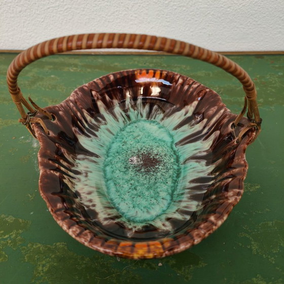 Image 1 of Vintage Fat lava schaaltje serveerschaaltje West Germany keramiek 545  