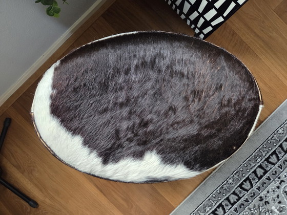 Ikea Stockholm Cowhide Pouf/Ottoman/Footstool – Footstools & poufs, Leather (photo 7 of 7)