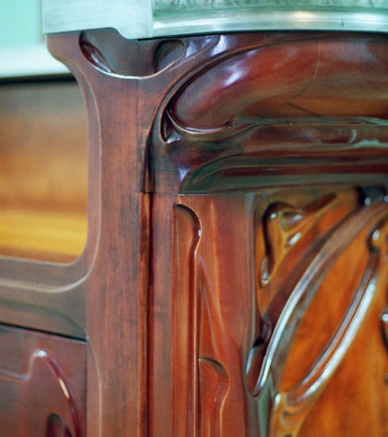 Piano di lavoro in stile Art Nouveau - Pezzo unico – Sculture, Wood (photo 7 of 9)