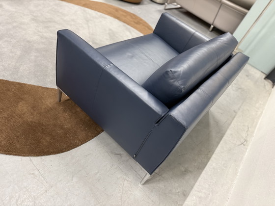 Image 1 of Design on Stock Heelz Loveseat Blauw leer 130