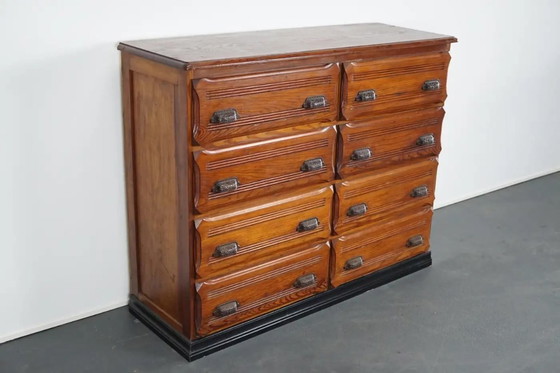 Image 1 of Mobiletto da farmacia francese d'epoca in pino, anni '20