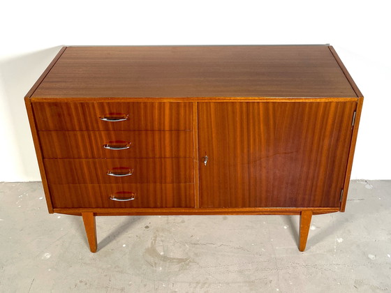 Image 1 of Small Sideboard In Scandinavian Style - Sleek And Modern Storage Cabinet