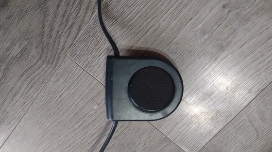 Image 1 of Retro vloerlamp met 3 glazen schelpkappen