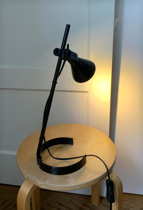 Image 1 of Lampada da scrivania IKEA Lagra – Morten & Knut Hogsberg, metallo nero (anni '80)
