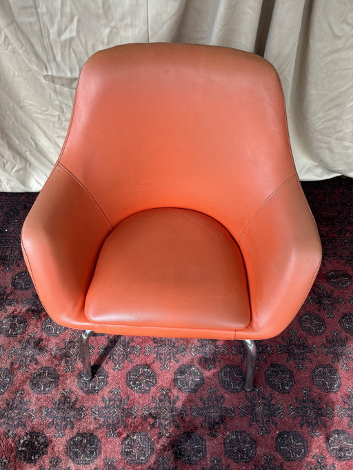 Vintage mid-century kuipstoel 