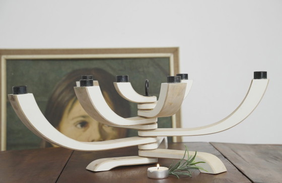 Bougeoir à 7 bras Nordic Light, Jonas Grundell pour Design House Stockholm, candélabre de style menorah (photo 8 of 18)