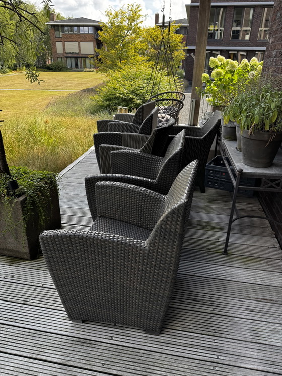 4 poltrone lounge Dedon Barcelona – Sedie da giardino, Plastic (photo 6 of 6)