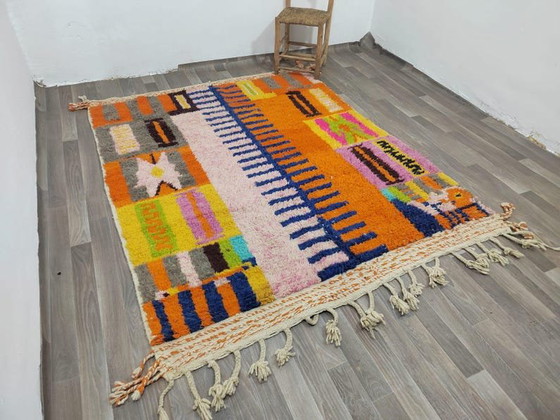 Prächtiger, farbenfroher Wollteppich 200/280 – Teppiche & Läufer, Wool (photo 3 of 12)