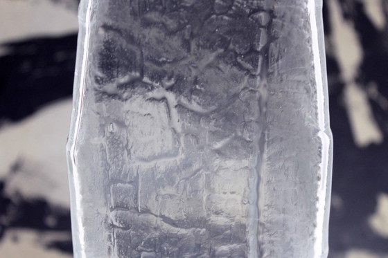 Image 1 of Large Glass Vase Lindshammar Glasbruk 1970