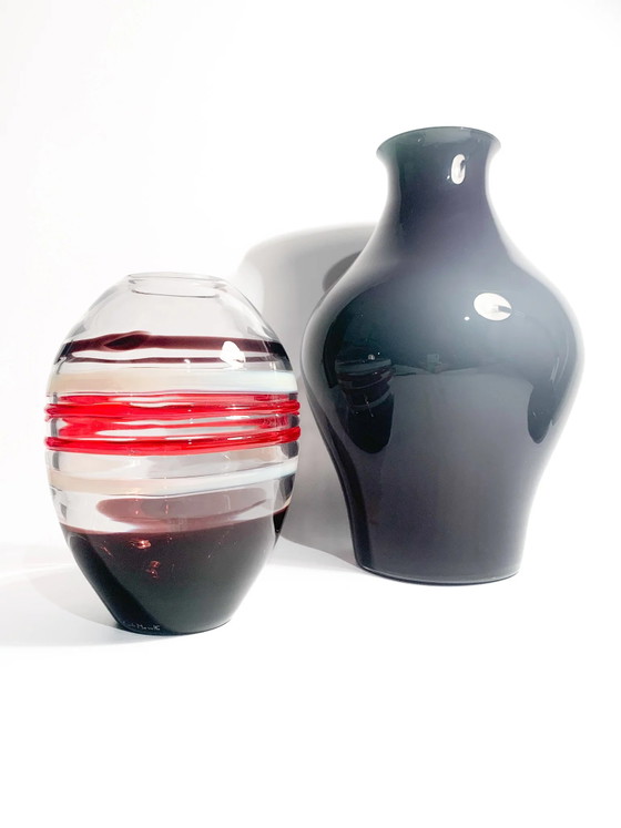 Vaso in vetro di Murano Carlo Moretti, Modello Reina, 2008 – Moretti (Carlo), Vasi, Design (photo 14 of 14)