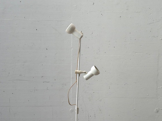 Leuchten Busch Lampada da terra doppia, Art. Nr. 3511-24, Made in Germany, Lampade da terra, Plastica, Bianco (foto 2 di 15)