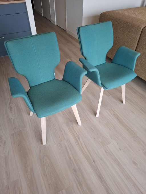 Deux chaises de salle à manger Bert Plantagie