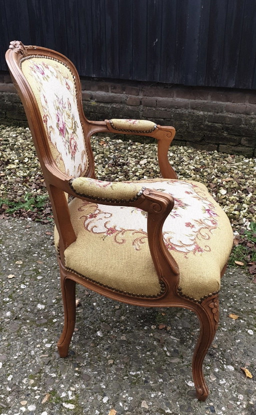 Louie Seize Fauteuil – Textile, Wood (photo 2 of 6)