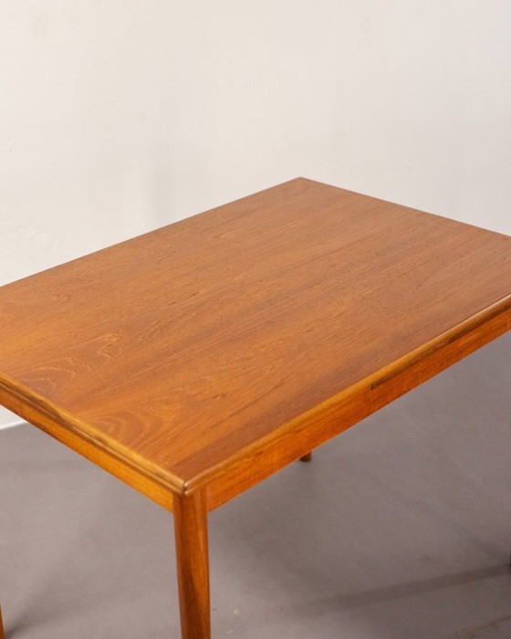 Image 1 of Table à manger extensible du milieu du siècle en teck, Danemark, vers 1960