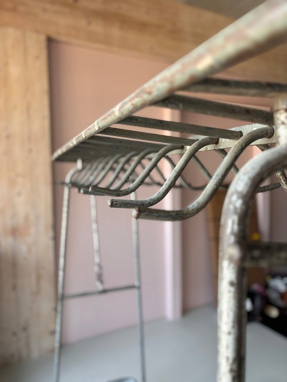 Image 1 of Industrial free-standing coat rack