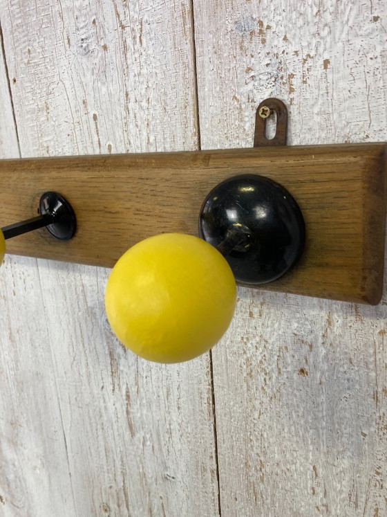 Vintage Bistro Coat Rack – Metal, Wood (photo 7 of 10)