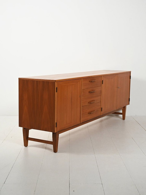 Image 1 of Scandinavian teak sideboard produced by Ajfa Möbelfabrik