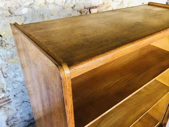 Image 1 of Vintage Wall Unit With / Bookcase Circa 1950’S