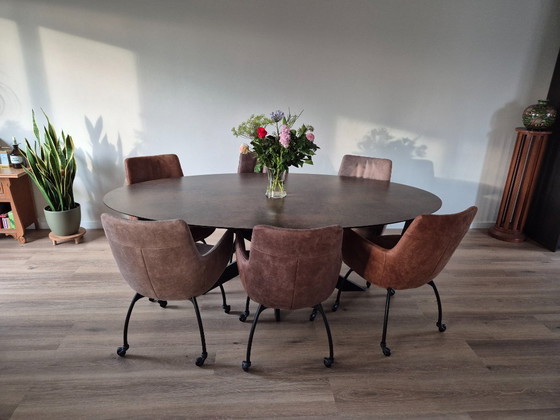 Image 1 of table à manger ovale