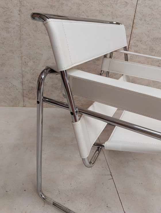KNOLL Studio Poltrona WASSILY B3 NUOVA, in Cuoio Bianco – Poltrone, Leather (photo 36 of 83)