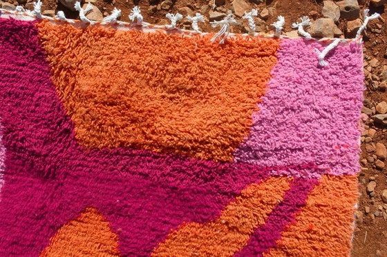 Kleurrijk Marokkaans wollen vloerkleed 250cm x 150cm – Vloerkleden en tapijten, Wool (photo 7 of 12)