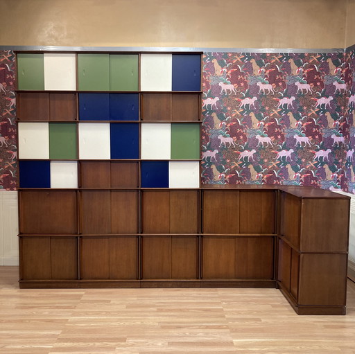 Large Modular Bookcase Design 1950