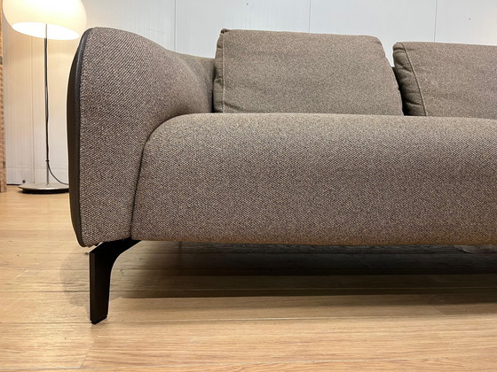 Image 1 of Absolutely New Condition - Leolux Elias Taupe 3-Seater Sofa
