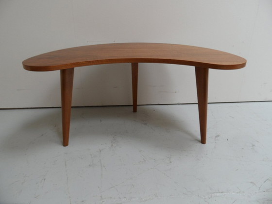 Mid Century maanvormige salontafel – Hout (photo 3 of 11)
