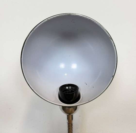Image 1 of Vintage Chrome Italian Gooseneck Table Lamp, 1960s