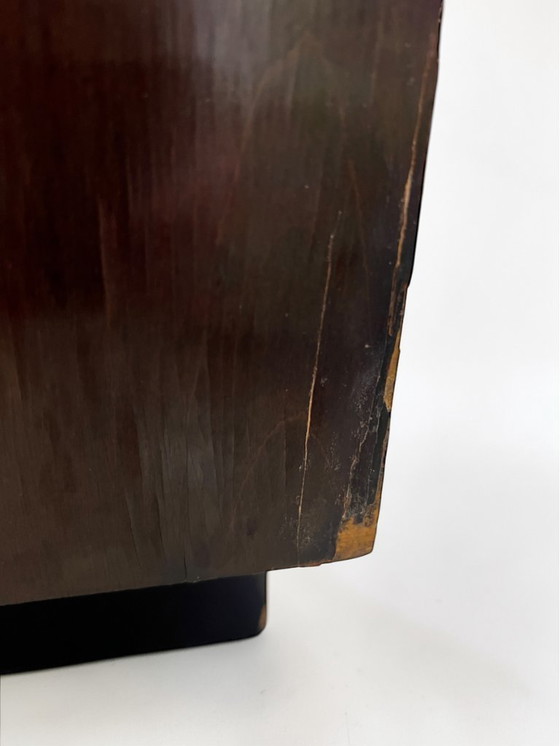 Image 1 of Art Deco / Streamline sideboard / credenza with original marble top – ca. 1930–1950, in the style of the Deutsche Werkstätten