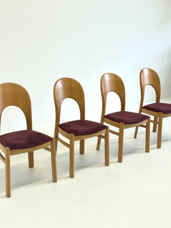 Image 1 of Set van 4 Morten eetkamerstoelen van Niels Koefoed